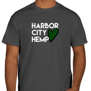 Harbor City Hemp Shirt Charcoal Color