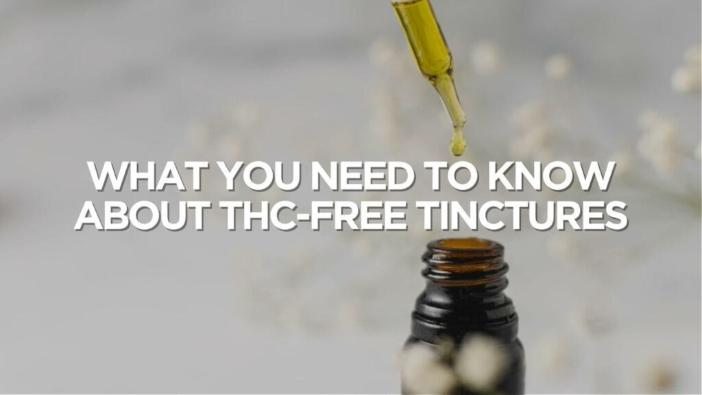 What You Need To Know About Thc Free Tinctures