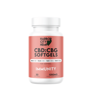 CBD:CBG Immunity Softgels Product Photo